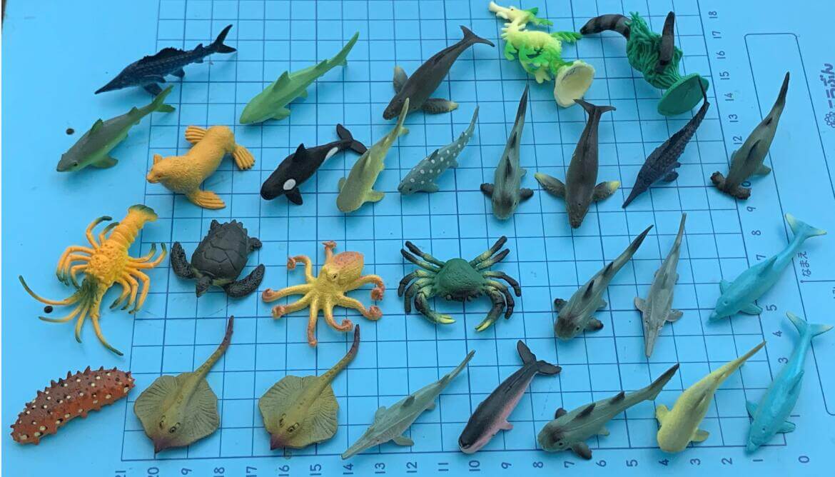 AMO163 Plastic PVC Mini Ocean Animals