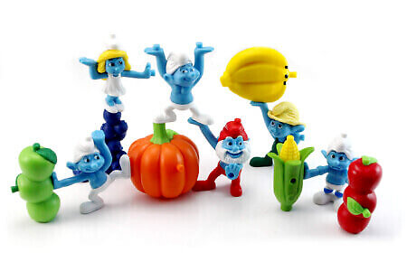 Detachable PVC Smurf Figure Characters