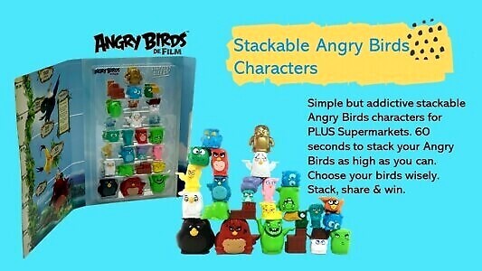 Stackable Angry Birds Characters