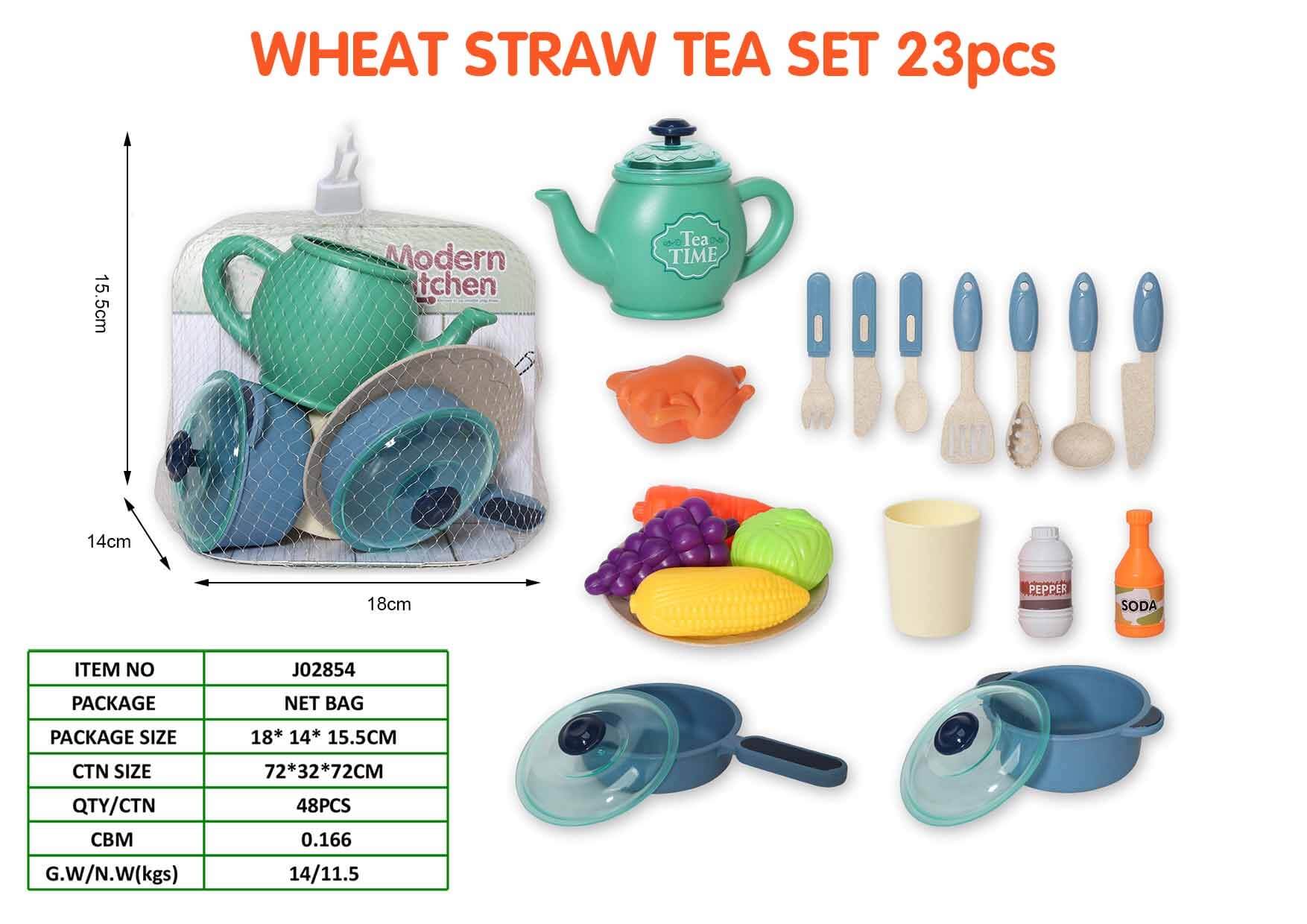 Wheat Straw Tea & Kitchen Play Set Catalogue Page 01