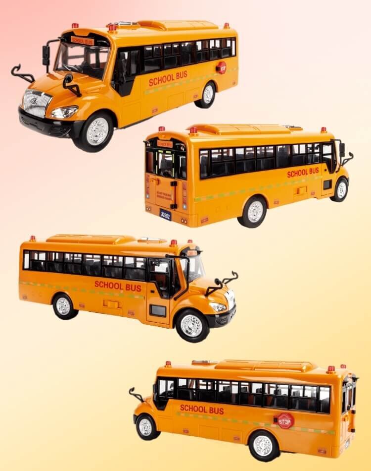 Plastic Toy Vehicle School Bus